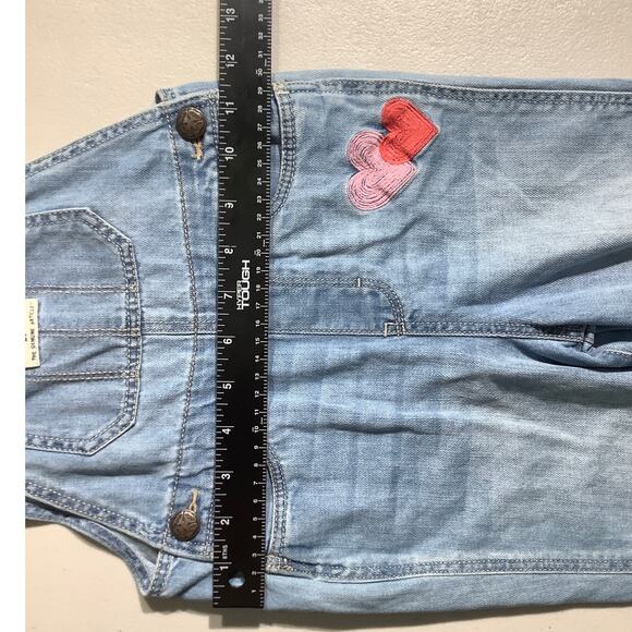 OshKosh B’gosh Denim Overalls Child Size 4T – Light Wash, Vintage, 100% Cotton - Picture 5 of 8